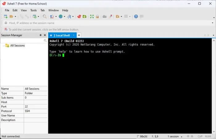 7 Best Terminal Emulators For Windows 11/10 4 Xshell