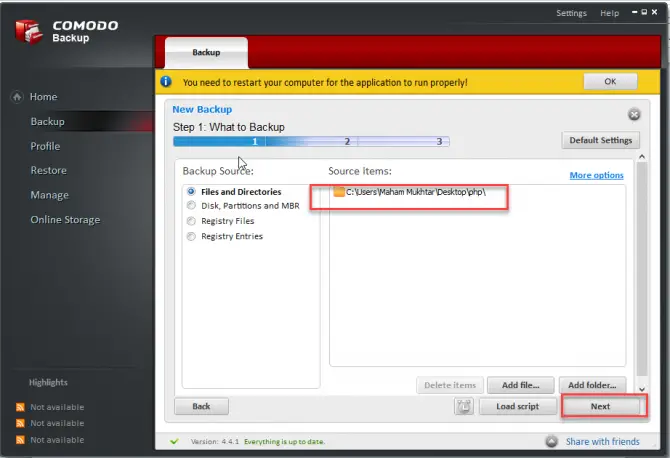 6 Free Tools To Backup Data in Windows Including File History and Backup and Restore 16 10