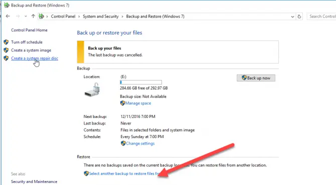 6 Free Tools To Backup Data in Windows Including File History and Backup and Restore 14 7