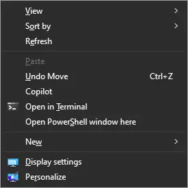 How To Create Copilot Shortcut And Open From Context Menu In Windows 11 10 Copilot option added to context menu