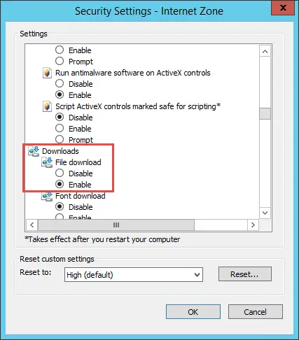 Enable file download