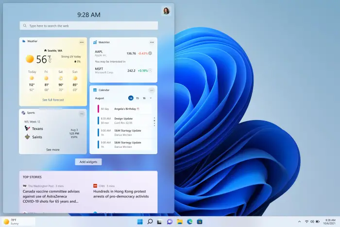 Windows 11 Build 22518 Brings Offline Voice Commands and Restores Weather Widget 5 Weather 2